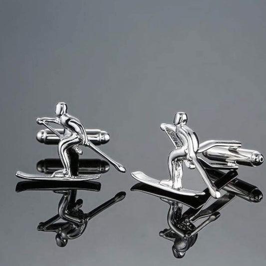 Skier Cufflinks