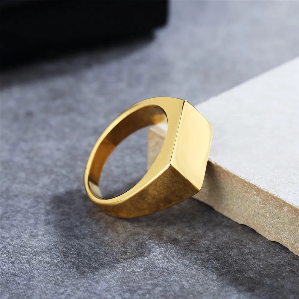 Gold Signet Ring